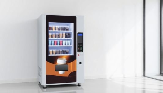 Modern office coffee vending machine in Kolkata office