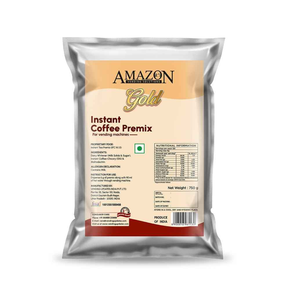 Amazon Gold Bulk Instant Coffee 12kg Premix Vending