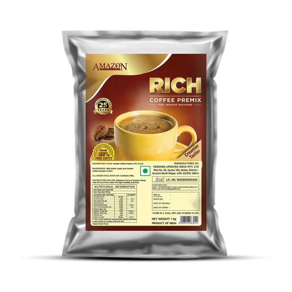 Amazon gold coffee premix purchase online pack with rich coffee in yellow cup for vending machines