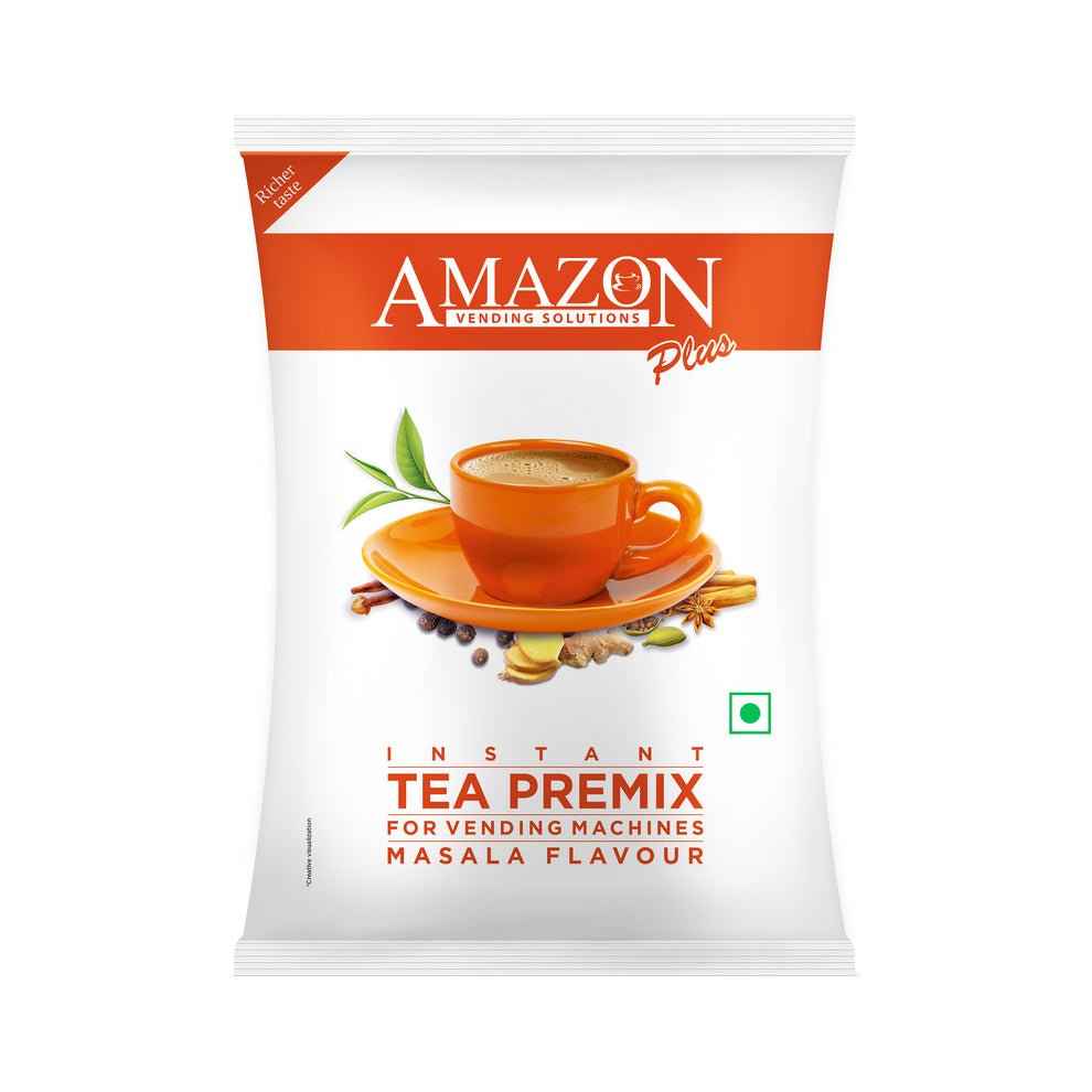 Amazon instant masala chai premix packet with masala flavour for vending machines by Tea coffee vending service