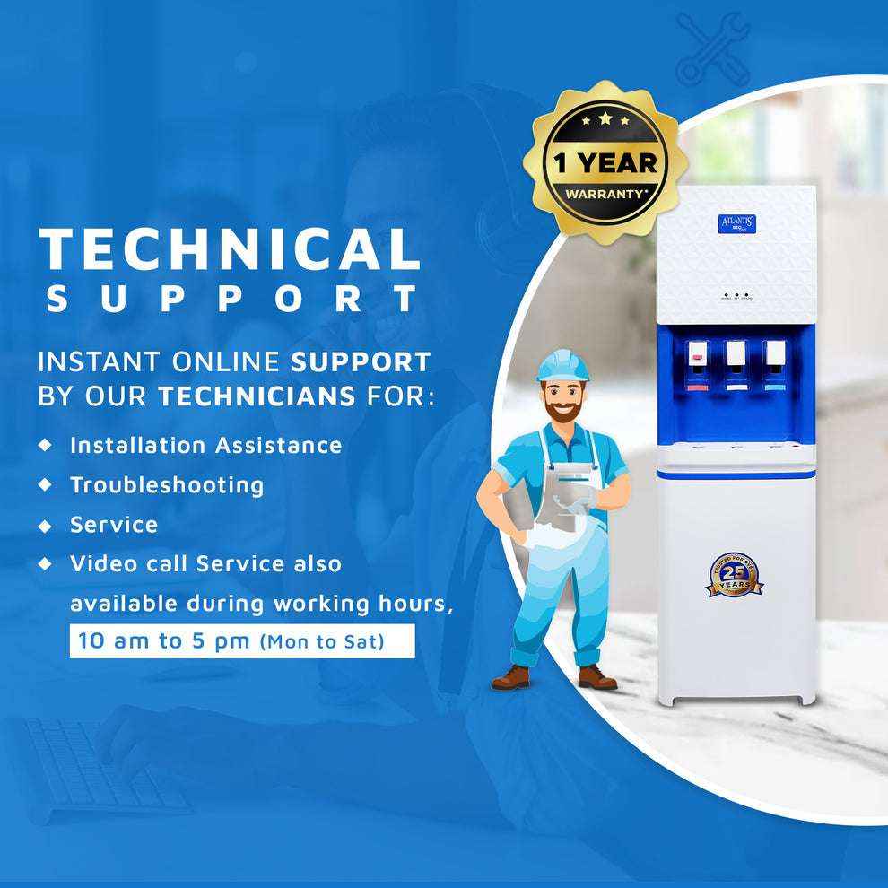 Atlantis Big Plus water dispenser for offices with technical support and one year warranty