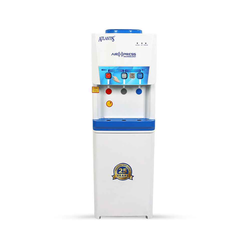 Atlantis Big Plus water dispenser with hot and cold water taps and 25 year quality badge