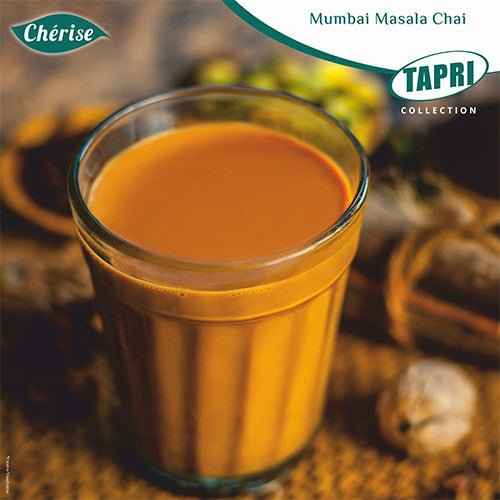 Glass of rich Mumbai Masala chai from Cherise Tapri premium chai collection by Tea coffee vending service
