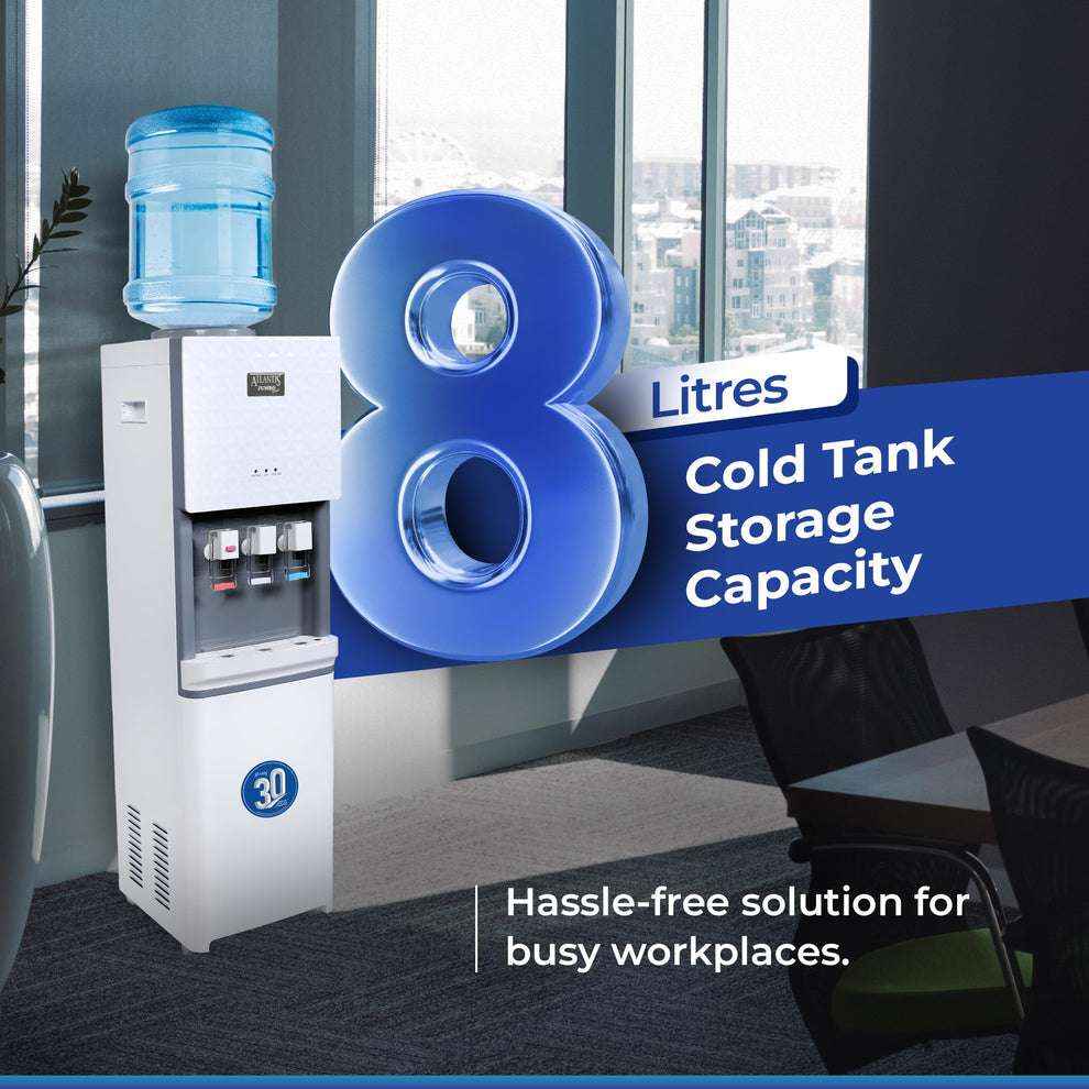 ATLANTIS JUMBO PLUS water machine with 8 litres cold tank storage capacity ideal for busy workplaces