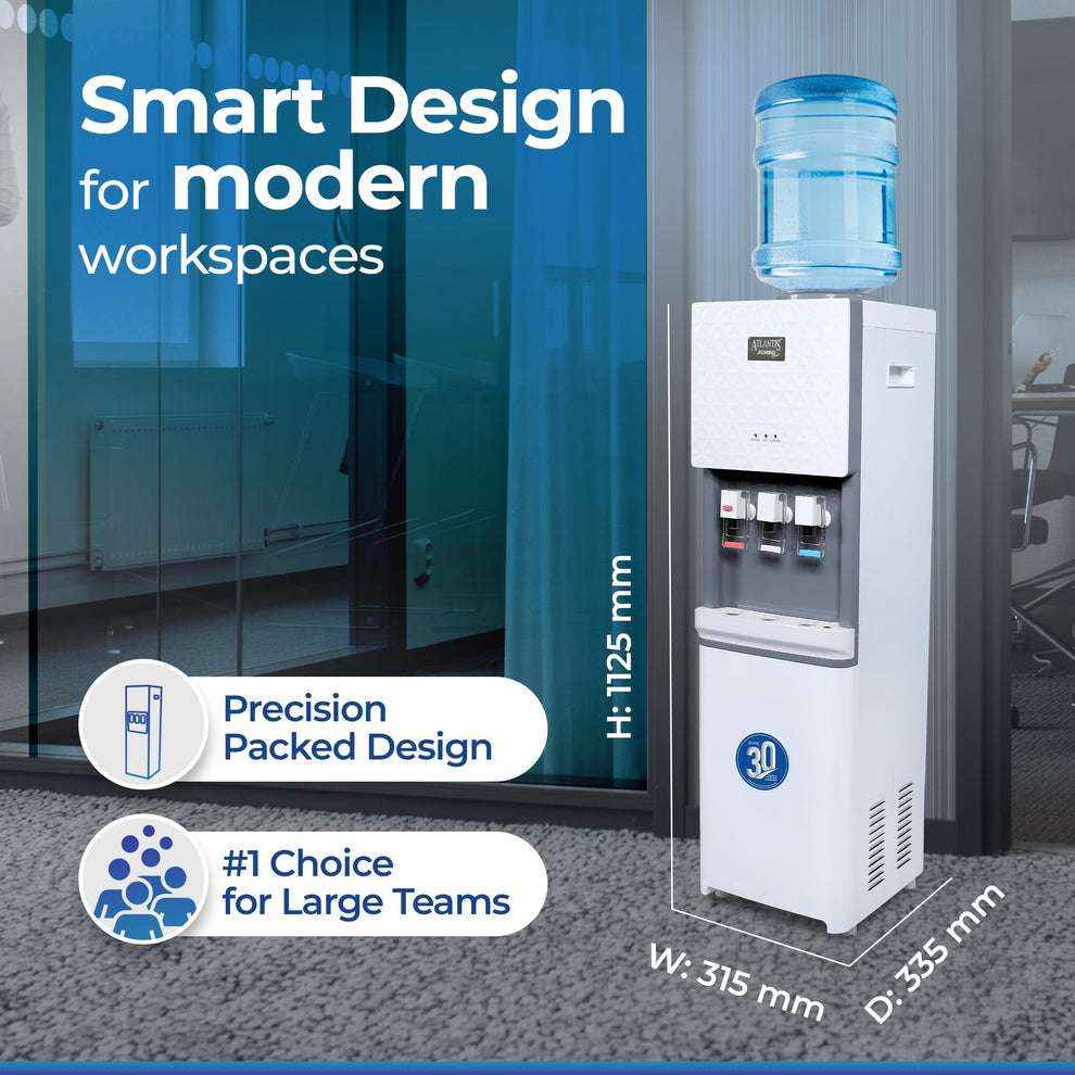 ATLANTIS JUMBO PLUS water machine with smart design for modern workspaces ideal for large teams