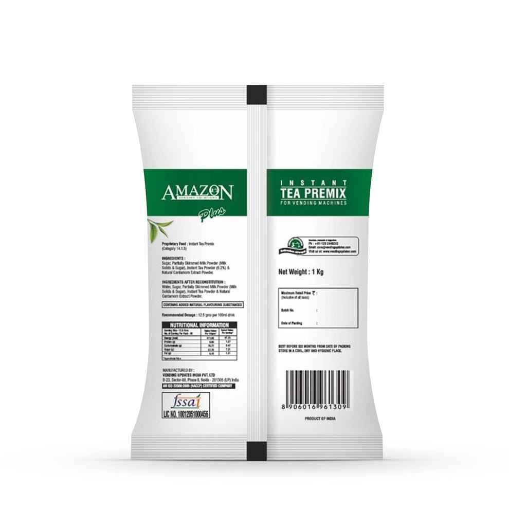 AMAZON cardamom tea premix1 KG wholesale NOIDA instant tea premix pouch for vending machines