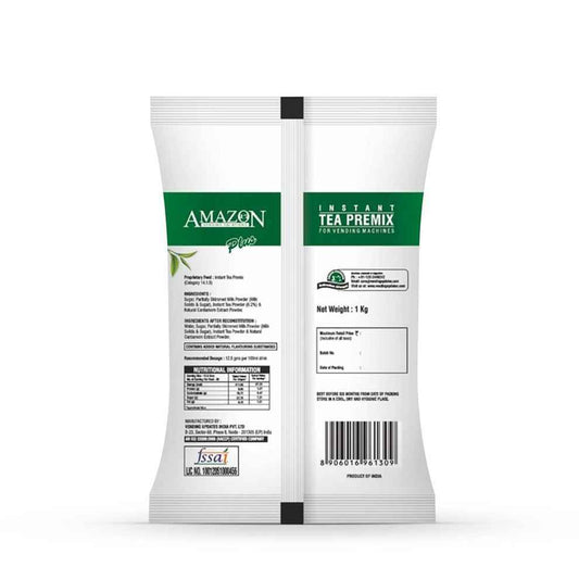 AMAZON cardamom tea premix1 KG wholesale NOIDA instant tea premix pouch for vending machines
