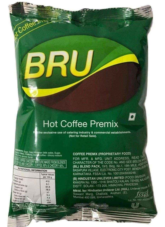 Bru Coffee Premix 1kg - Hot Coffee Blend - COFFEE WALLA