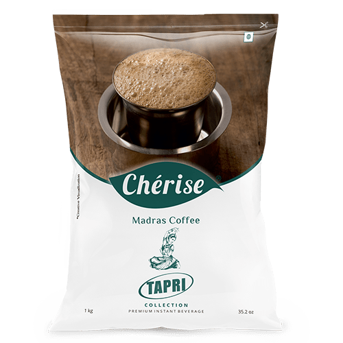 Cherise Madras coffee premix for vending machines in 1 kg Tapri collection packaging